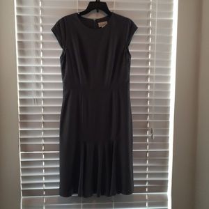 Grey midi dress